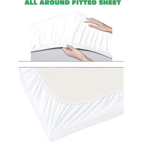 New 1500 Thread Count Wrinkle & Fade Resistant Egyptian Quality 4-Piece …